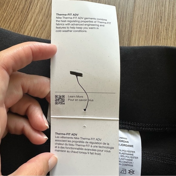 Nike Pro Therma-FIT ADV Womens High-Waisted Leggings Black DD6600-010 XXL NEW - Picture 11 of 12